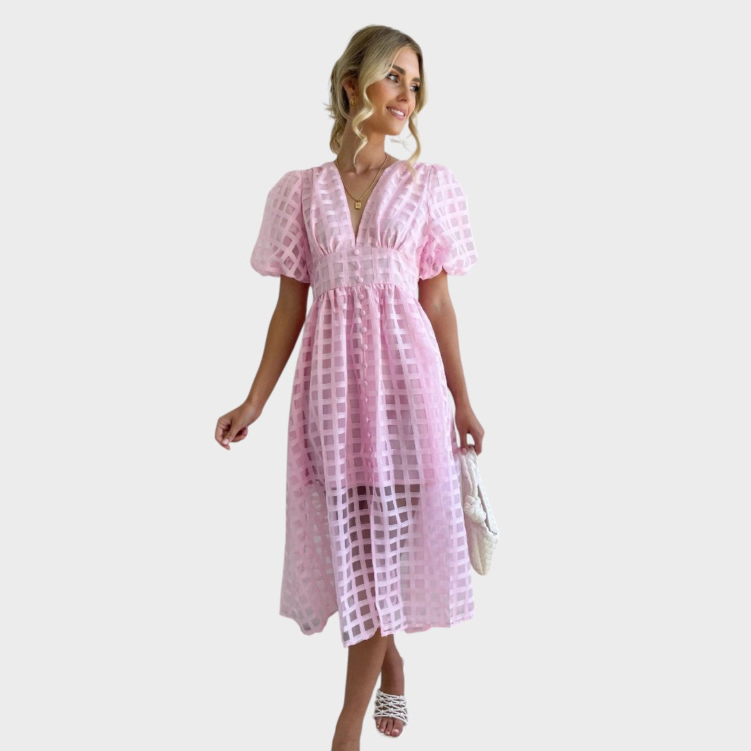 Julia™ | Robe en Dentelle avec Manches Cloches