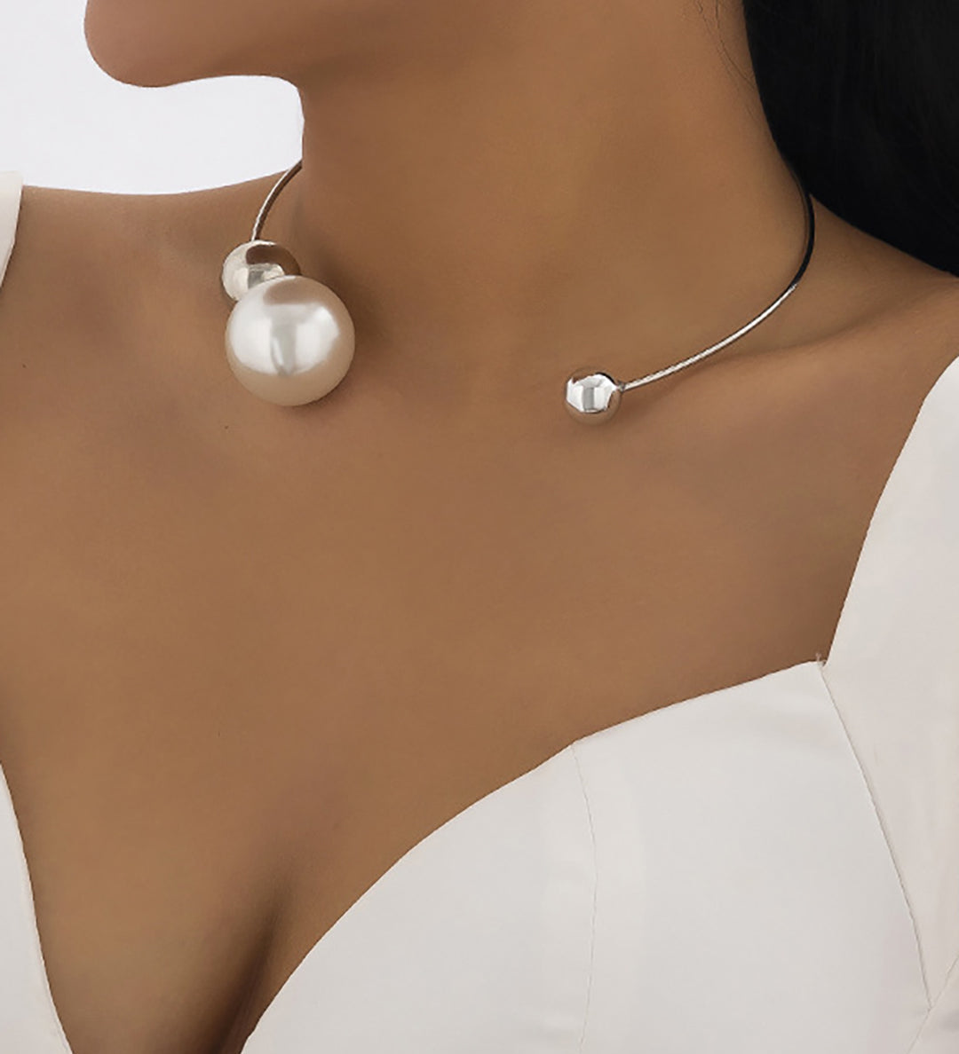 Colliers en Perles Métalliques