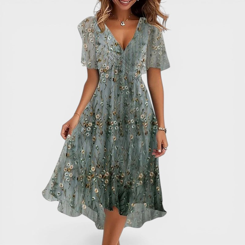 Nadia™ | Robe Élégante et Colorée
