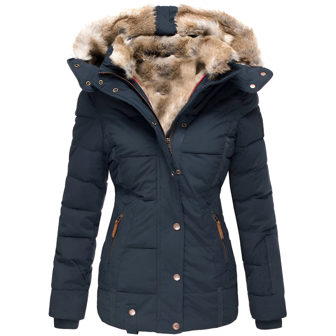 Priscila™ | Veste doudoune ajustée à capuche