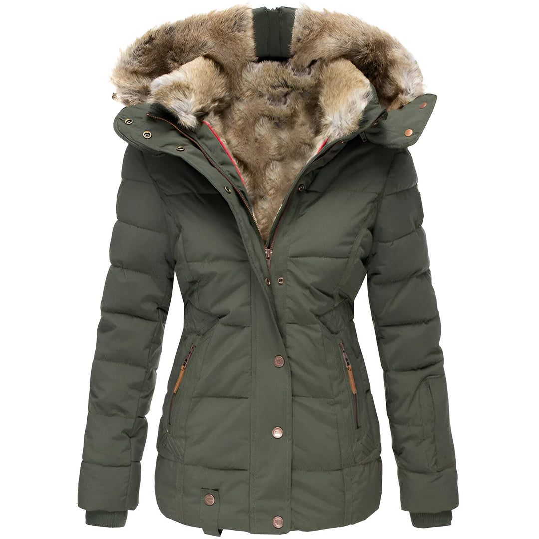 Priscila™ | Veste doudoune ajustée à capuche