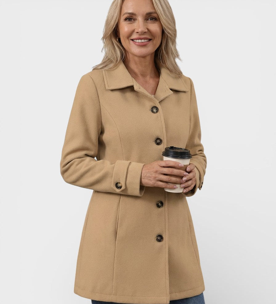 Isabel™ | Manteau en Laine Confortable et Intemporel