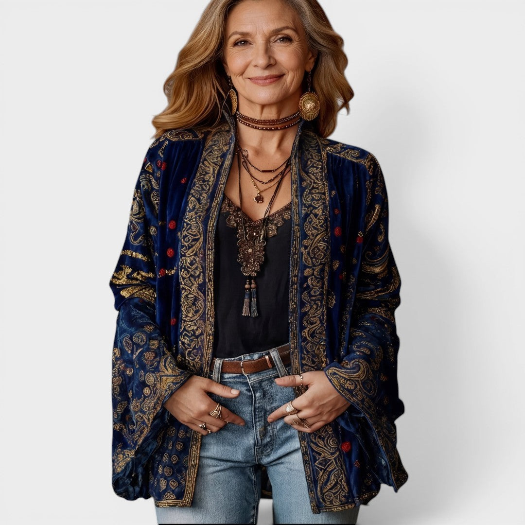 Alba™ | Kimono Bohémien Brodé