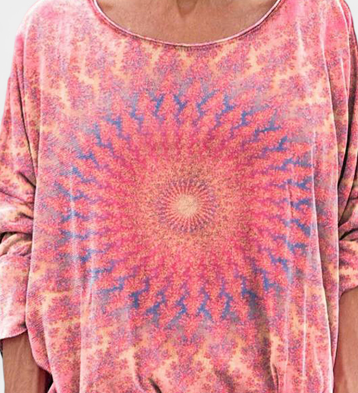 Blouse Oversize Omari avec Imprimé Bohème Rétro