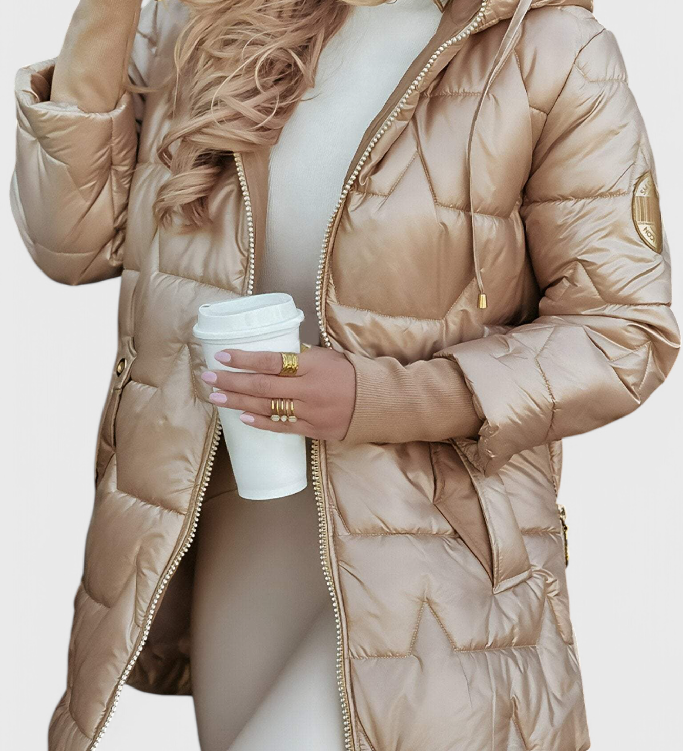 Manteau Isolant à Capuche Marcella