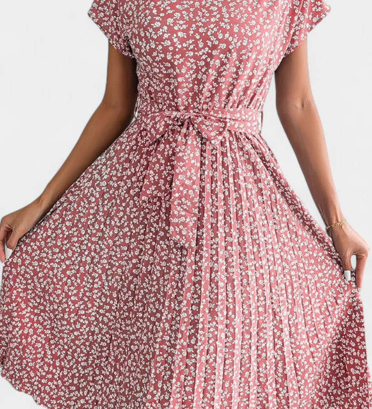 Robe Midi Galilea Fleurie avec Inspiration Champêtre