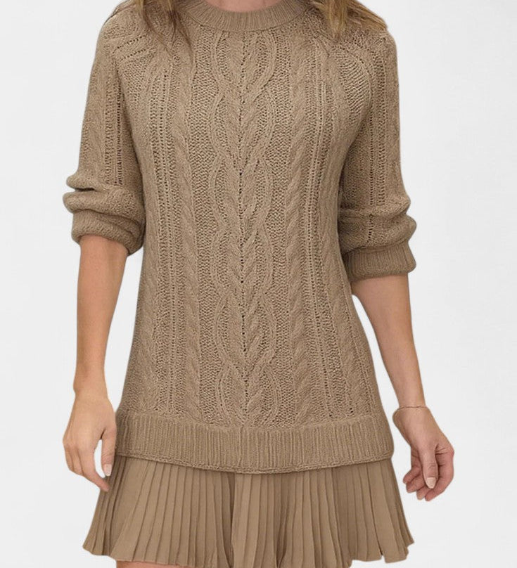 Robe Mini Tricotée Daina Tordue