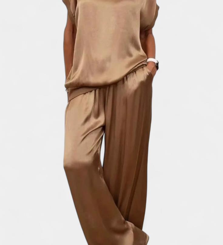 Ensemble Printemps Blasa en Deux Pièces avec Style Sophistiqué