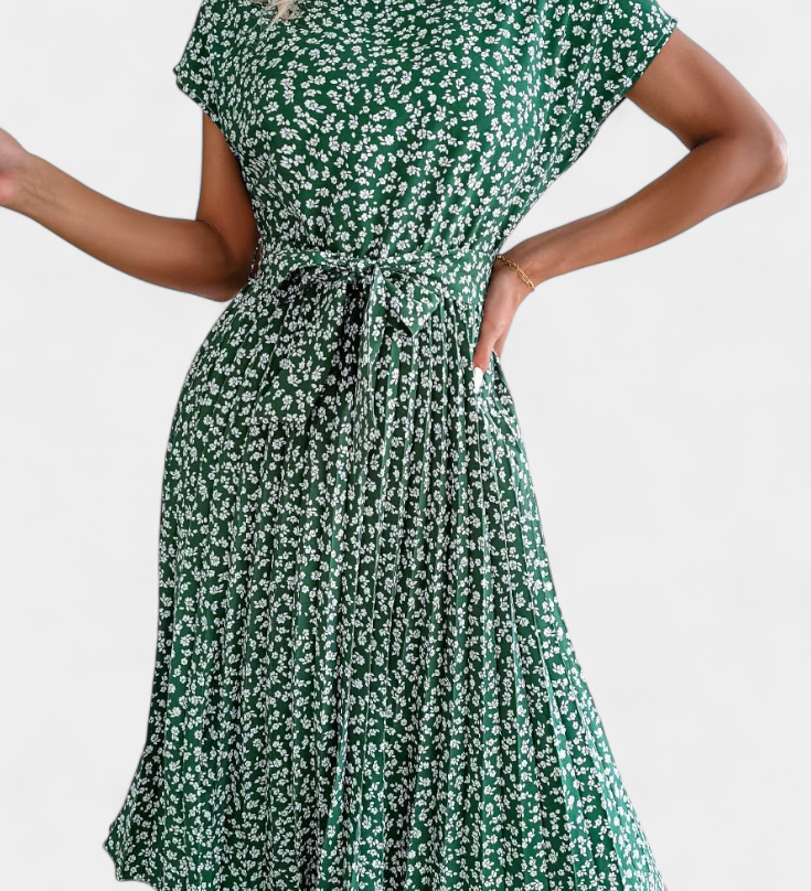 Robe Midi Galilea Fleurie avec Inspiration Champêtre