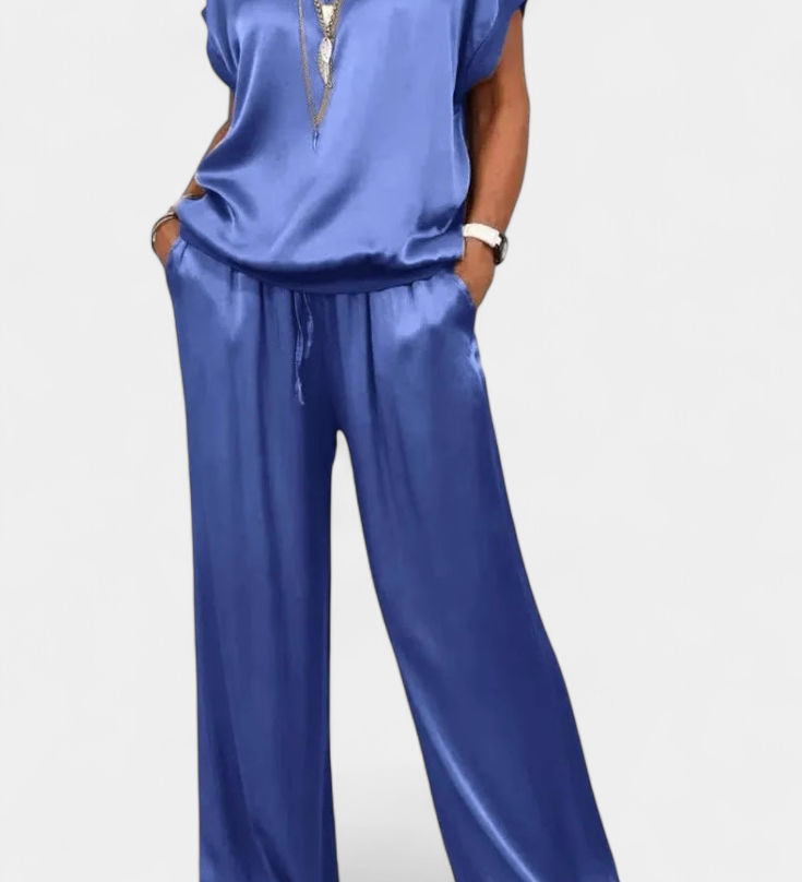 Ensemble Printemps Blasa en Deux Pièces avec Style Sophistiqué