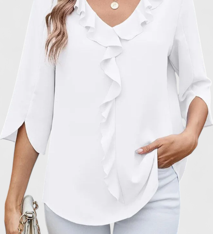 Blouse Décontractée Annemiek avec Coupe Ample et Style Sophistiqué
