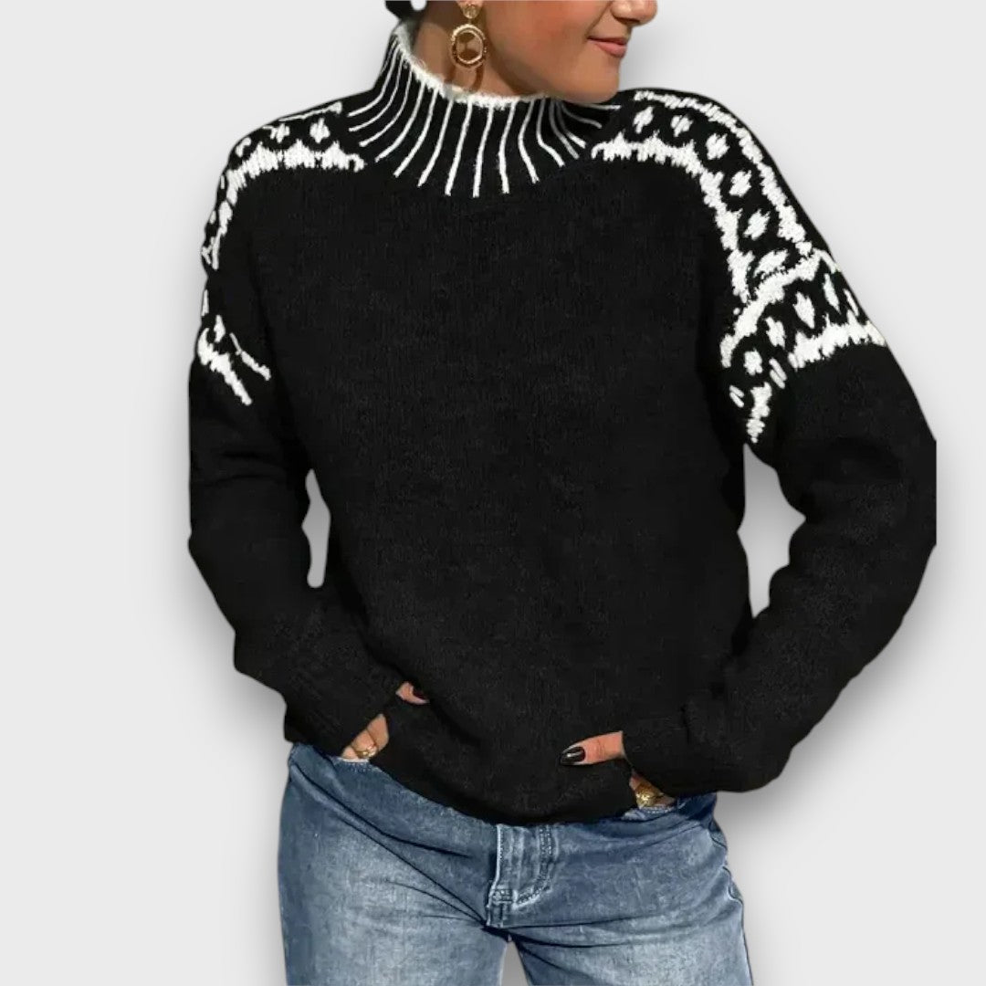 Herminia™ | Pull d'hiver en maille épaisse