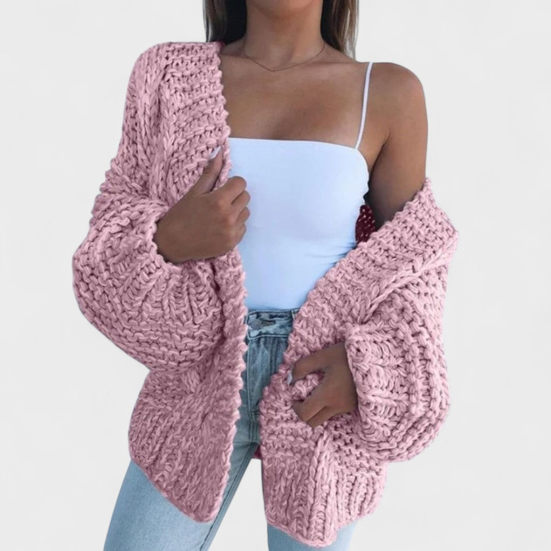 Francisca™ | Cardigan Relaxed en Tricot Épais