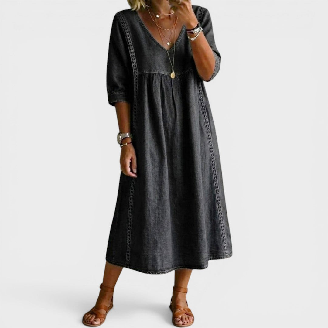 María™ | Robe en Jean Élégante