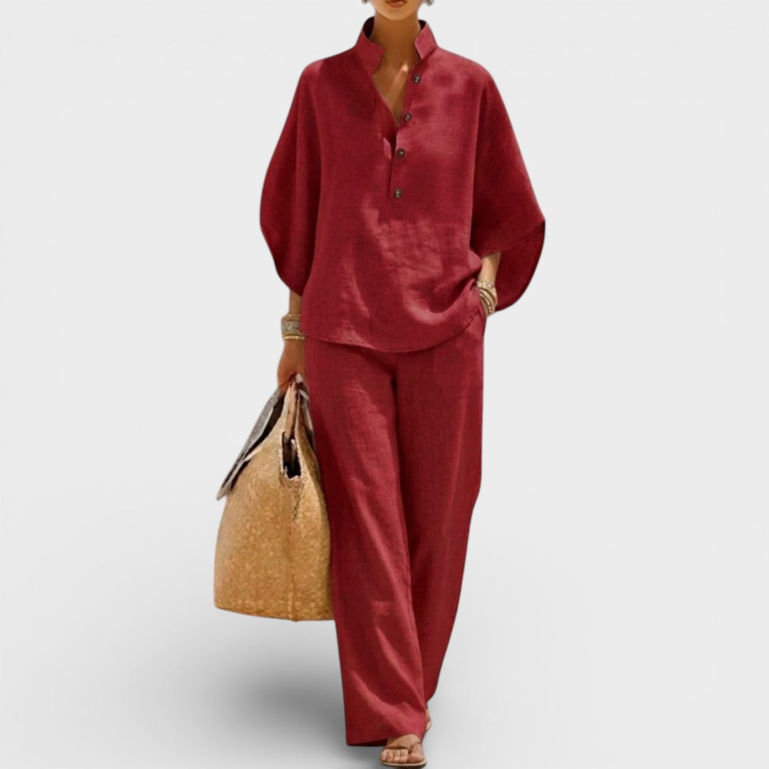 Julia™ | Ensemble en Lin Élégant