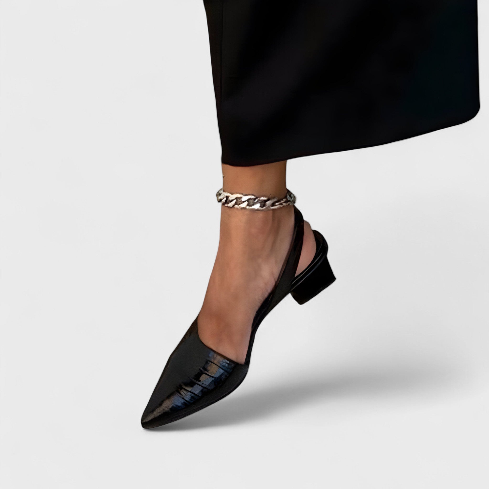 Ela – Chaussures élégantes avec un talon ouvert