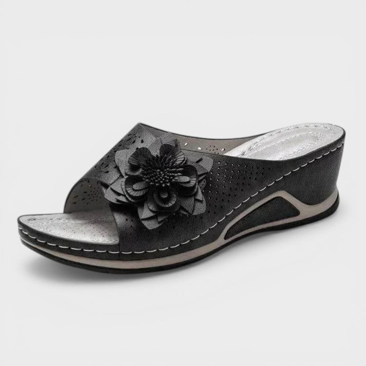 Nerea™ | Sandales orthopédiques en cuir confortables